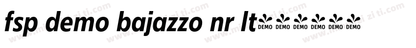 fsp demo bajazzo nr lt字体转换
